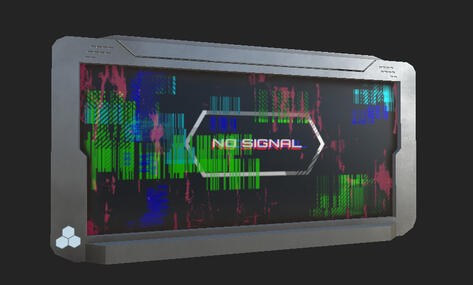 Large wall monitor - &quot;No Signal&quot;