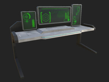 Computer terminal desk