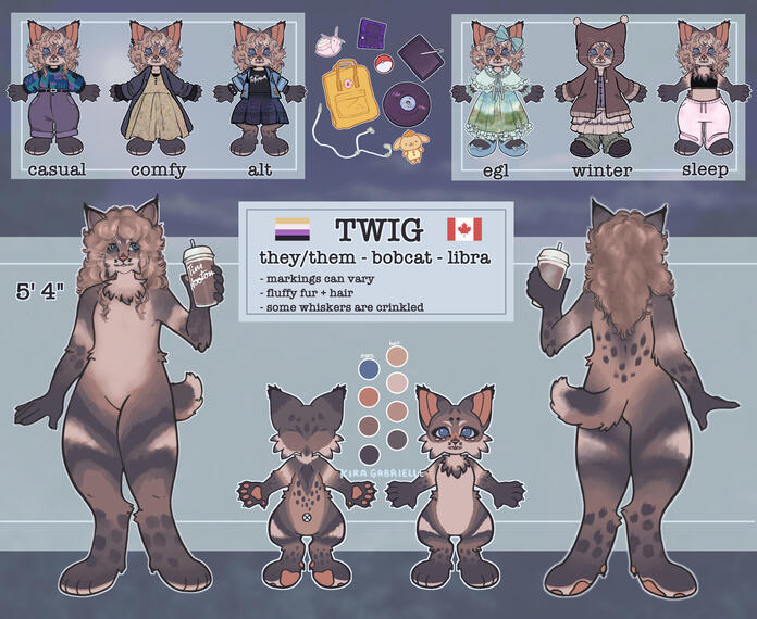Original, character design sheet