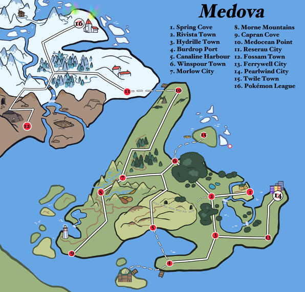 Region map
