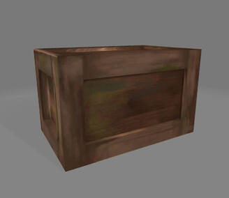 Weathered crate