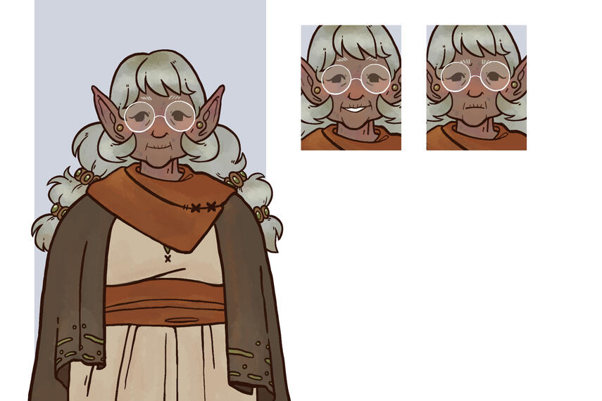 NPC (Grandma) character sheet